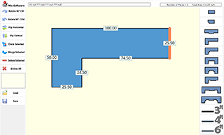 KineticJS Area Calculation Demo